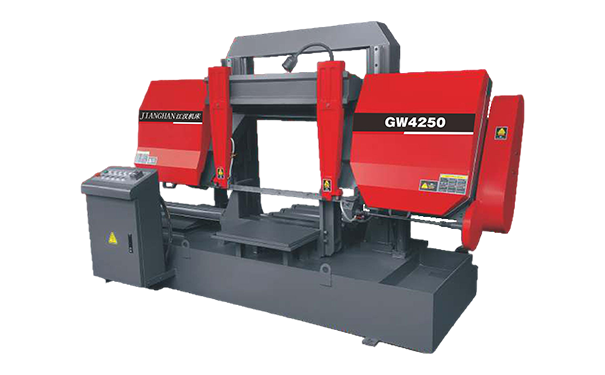 龙州GW4250双柱龙门卧式带锯床