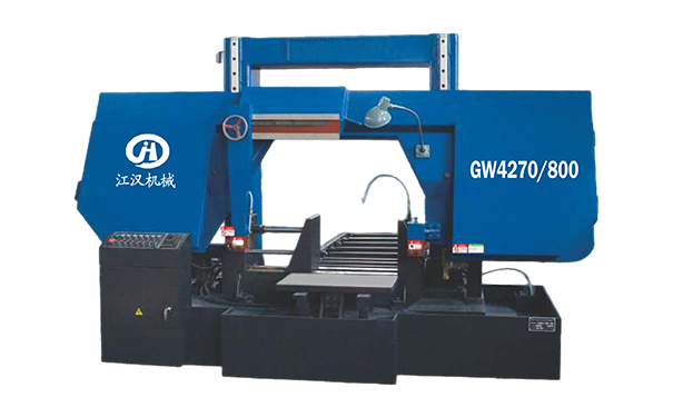 龙州GW4270/800双柱龙门卧式带锯床